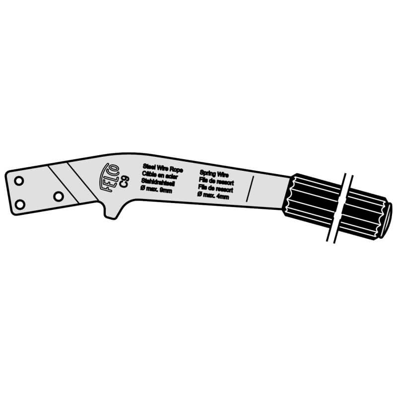 Griff mit Überzug und Stift (C9/2) für Felco C9 Kabelscheren